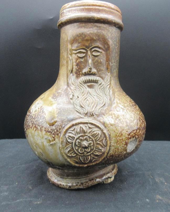 Baardmankruik baardmankruik Frechen um 1600, Antiek en Kunst, Antiek | Keramiek en Aardewerk, Ophalen of Verzenden