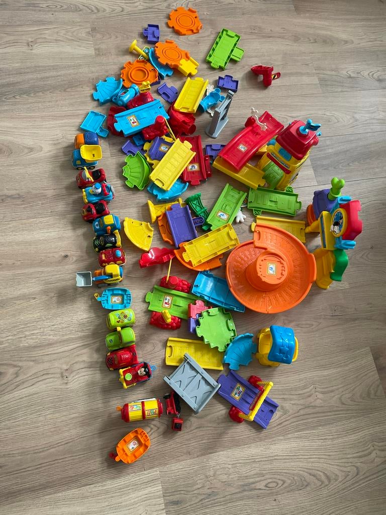 Grote set Vtech Toet Toet Auto's en VTech Zoef Zoef Dieren, Overige merken, Zelf te bouwen, Ophalen of Verzenden, Elektrisch