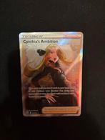Pokémon kaart Cynthia's Ambition 179/172, Ophalen of Verzenden, Zo goed als nieuw, Losse kaart, Foil