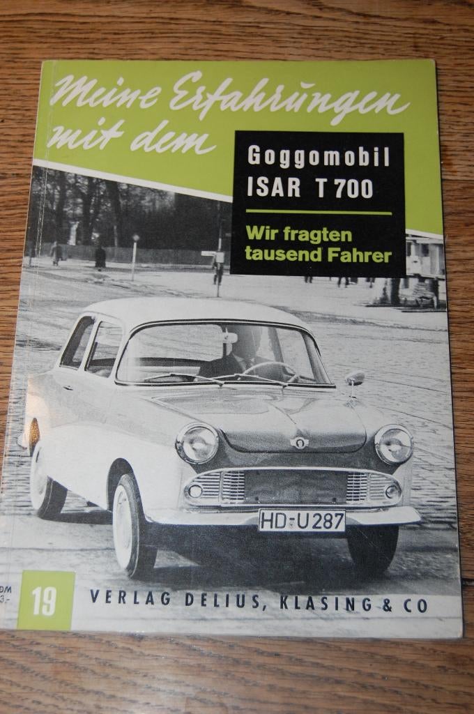 Mein Erfahrüngen mit dem Goggomobil Isar T700, Ophalen of Verzenden, Nieuw, Overige merken