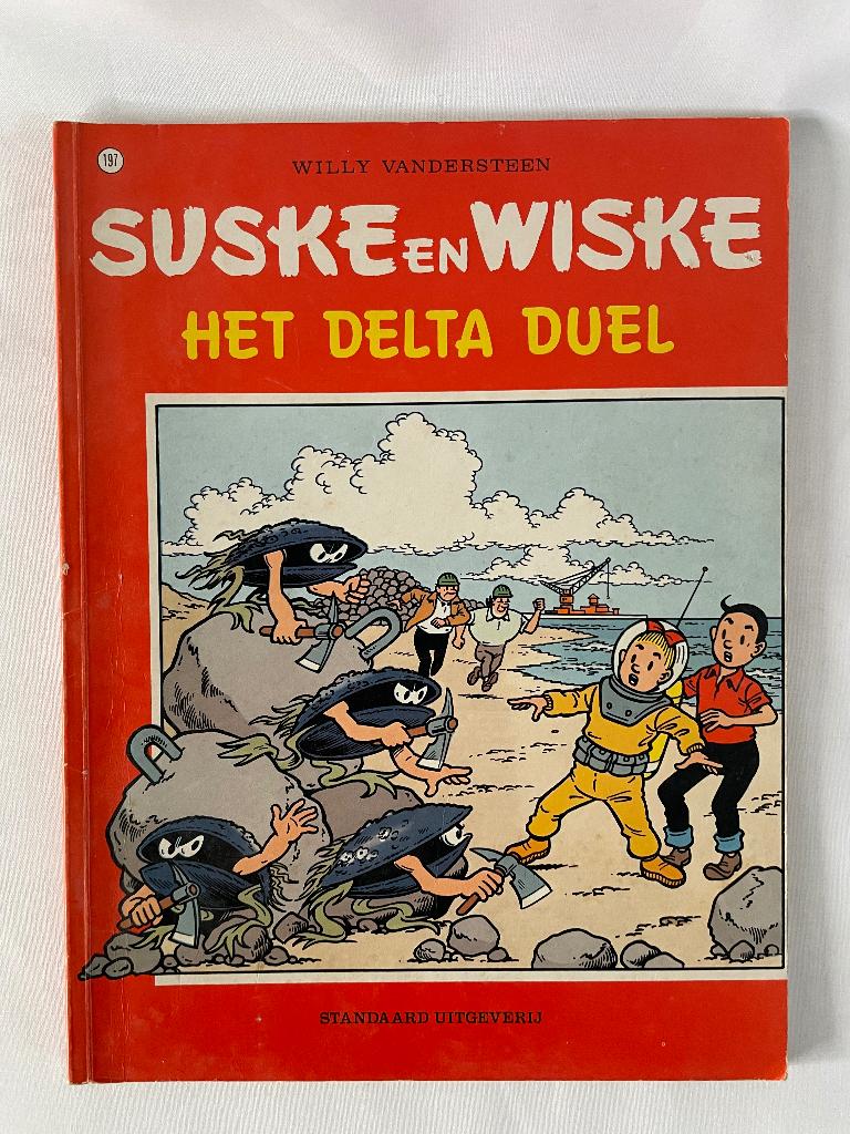 Suske en Wiske – Het delta duel. 1e druk 1984, Gelezen, Willy Vandersteen, Eén stripboek, Ophalen of Verzenden