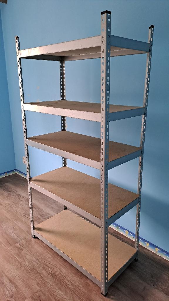 stellingkast metaal, Huis en Inrichting, Kasten | Stellingkasten, Ophalen, Gebruikt