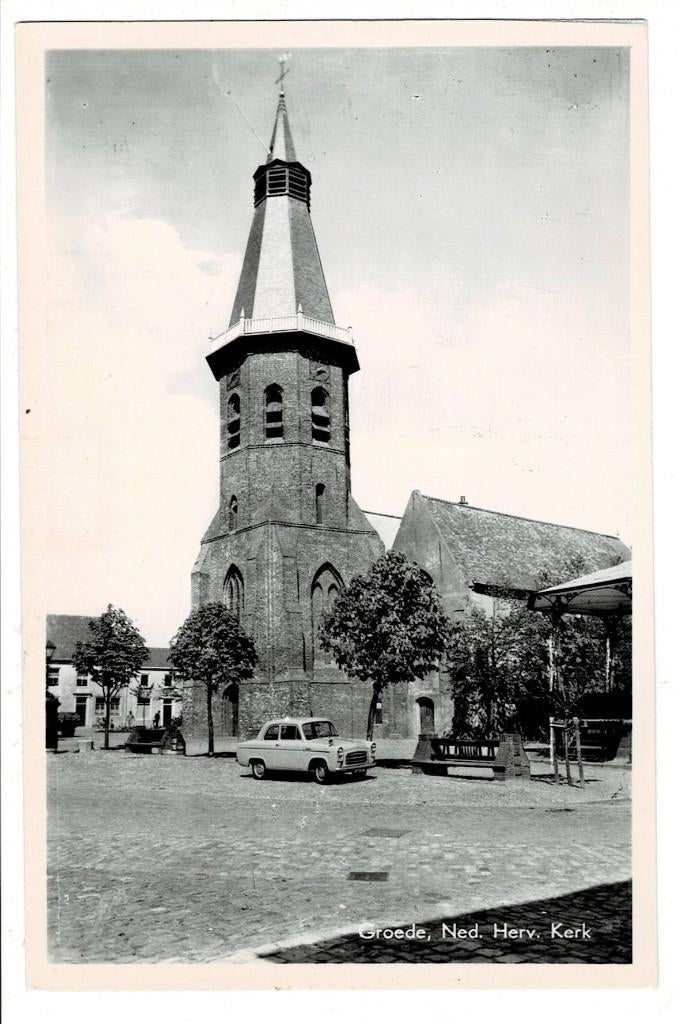Groede, Kerk, Ophalen of Verzenden, Ongelopen, Zeeland