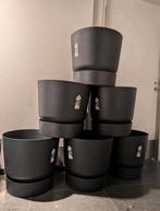 9 mooie Elho Greenville bloempotten NIEUW, Ophalen, Kunststof, Minder dan 60 cm, Rond