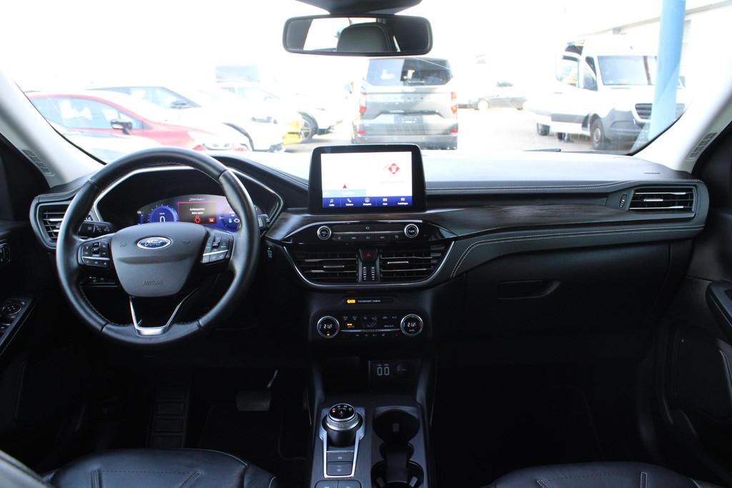 Ford Kuga 2.5 PHEV Vignale | Winterpack | Adaptive Cruise Co, 14 kWh, Gebruikt, 4 cilinders, Zwart