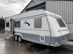 TEC Weltbummler 650 fransbed rond+midden zit, Caravans en Kamperen, Caravans, T.E.C., Schokbreker, Bedrijf, Treinzit