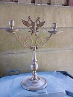 2 armige kandelaar, Antiek en Kunst, Antiek | Kandelaars, Ophalen, Koper of Brons