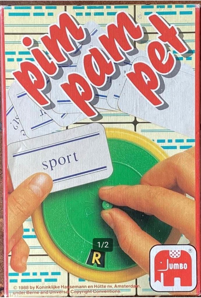 Pim Pam Pet – vintage kaartspel 1988, Hobby en Vrije tijd, Gezelschapsspellen | Kaartspellen, Ophalen of Verzenden