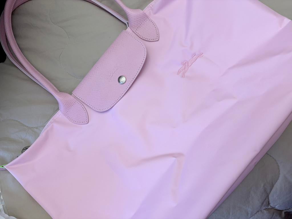 Longchamp le pliage pink L nieuw! Alles erbij! Inc.verzenden, Sieraden, Tassen en Uiterlijk, Tassen | Damestassen, Verzenden, Nieuw
