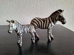 Schleich Zebra Familie: Moeder en Veulen Speelfiguren, Ophalen of Verzenden, Zo goed als nieuw