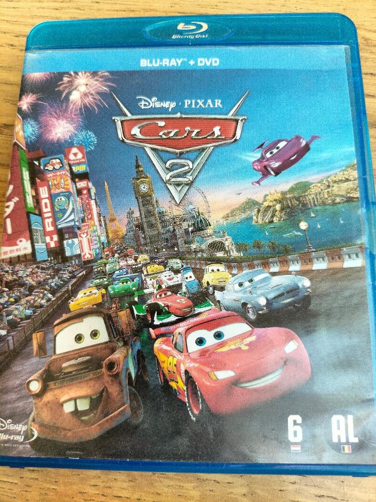 Blu Reay van Cars 2, Ophalen of Verzenden, Gebruikt, Actie