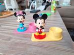 Mickey en Minnie Mouse Eierdopjes - Disney Figuren, Verzamelen, Ophalen of Verzenden, Mickey Mouse, Beeldje of Figuurtje