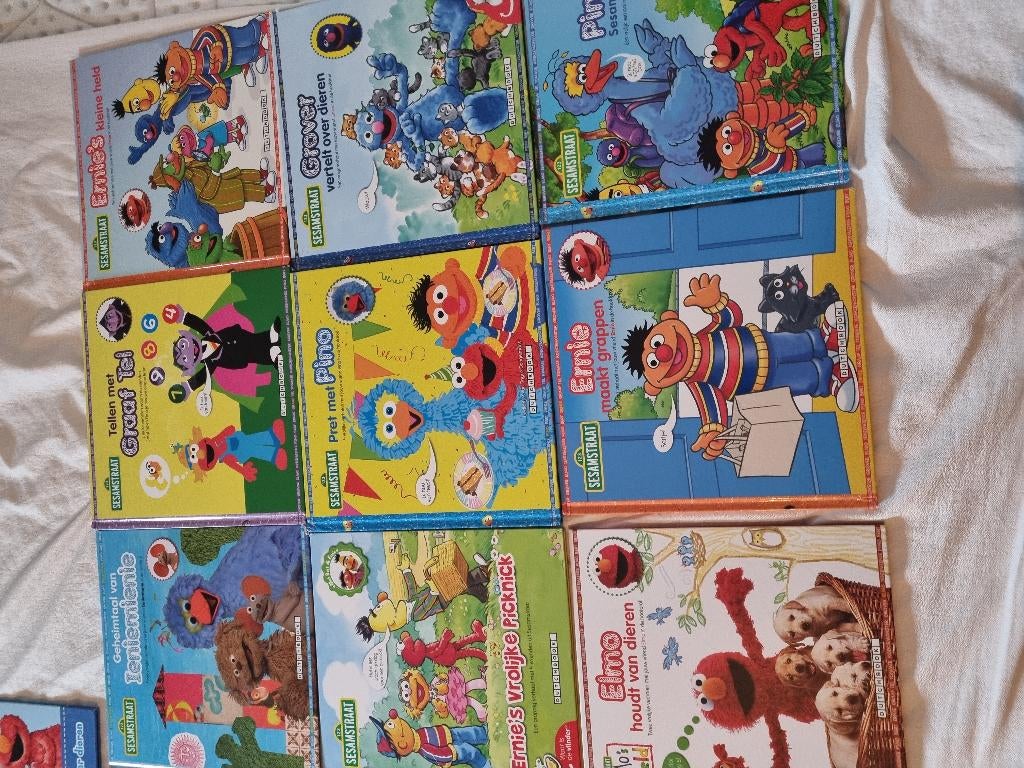 Grote set sesamstraat boeken, Boeken, 3 tot 4 jaar, Diverse, Ophalen of Verzenden, Zo goed als nieuw