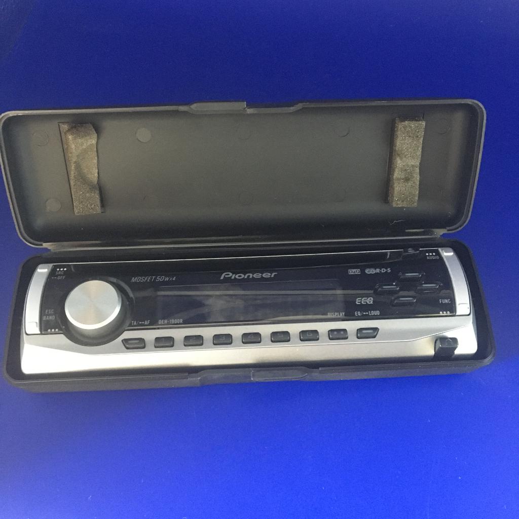 Pioneer auto radio/CD front DEH 1900R in etui, Auto diversen, Ophalen of Verzenden, Gebruikt