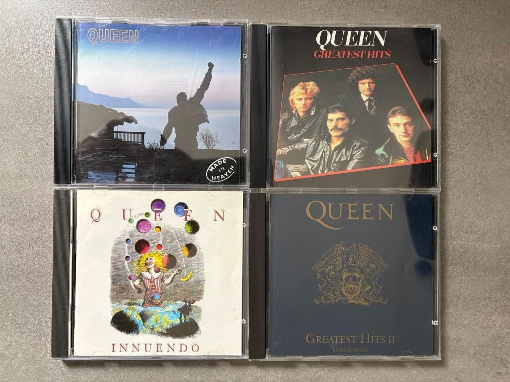 Queen 4x cd- Innuendo, Made In Heaven & Greatest Hits I en 2, Ophalen of Verzenden, Zo goed als nieuw, Poprock