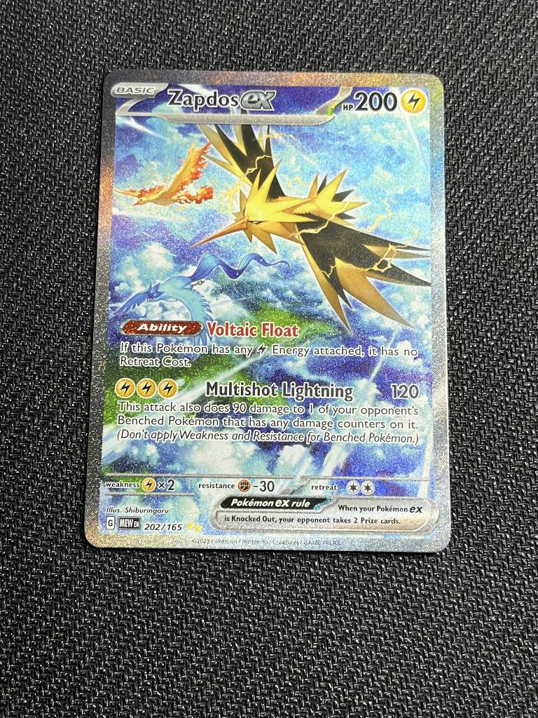 Zapdos ex (MEW 202), Ophalen of Verzenden, Nieuw, Losse kaart, Foil