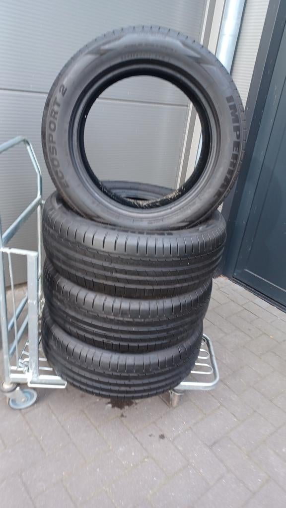 4 demo banden 225 55 17 97W dot 4024 imperial ecosport 2, Ophalen, Gebruikt, 17 inch, Band(en)