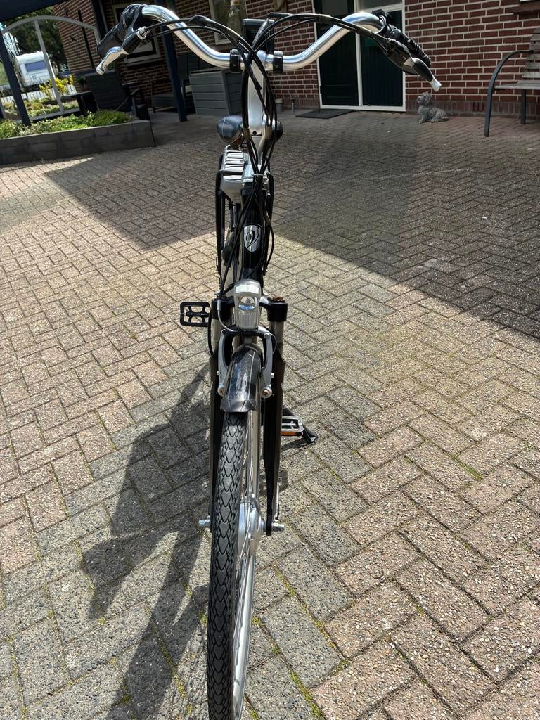 Vogue Premium elektrische fiets - Zwart, Gebruikt, 51 tot 55 cm, 30 tot 50 km per accu, Ophalen