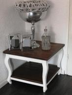 Bijzettafel Tower Living Jasmijn, Minder dan 55 cm, Rond, Zo goed als nieuw, Ophalen