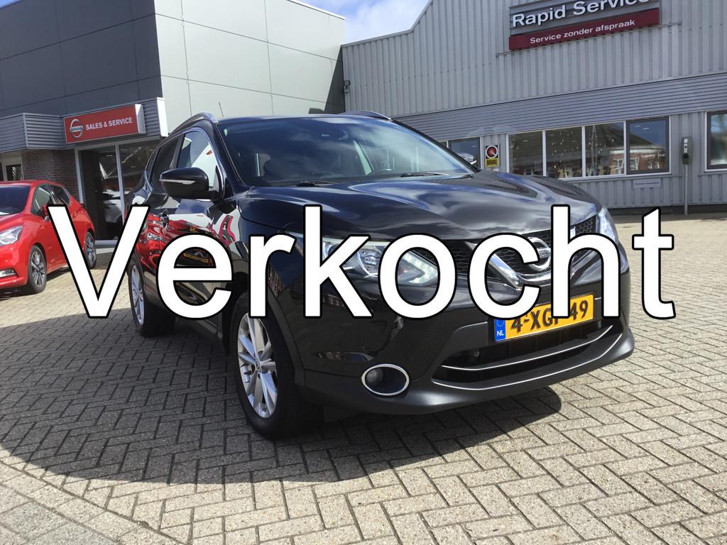 Nissan QASHQAI 1.2 DIG-T Connect+Design Pack (bj 2014), Voorwielaandrijving, Euro 5, Gebruikt, 4 cilinders
