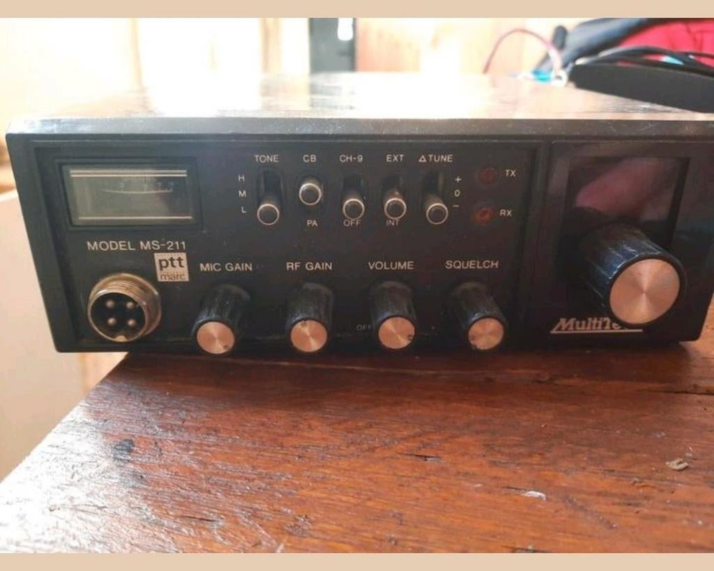 Multitech model MS-211 ptt Marc  27mc cb, Ophalen of Verzenden, Gebruikt, Zender en Ontvanger