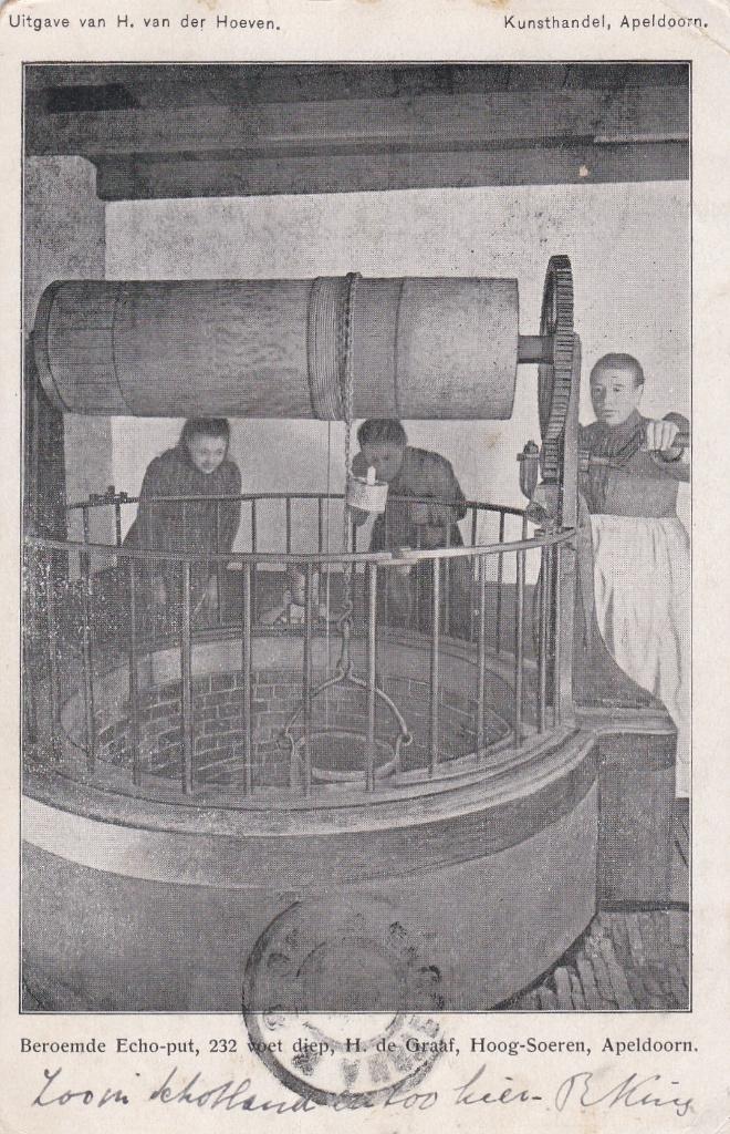 beroemde   put  hoog soeren  1910, Verzamelen, Ansichtkaarten | Nederland, Gelderland, Voor 1920, Ophalen of Verzenden