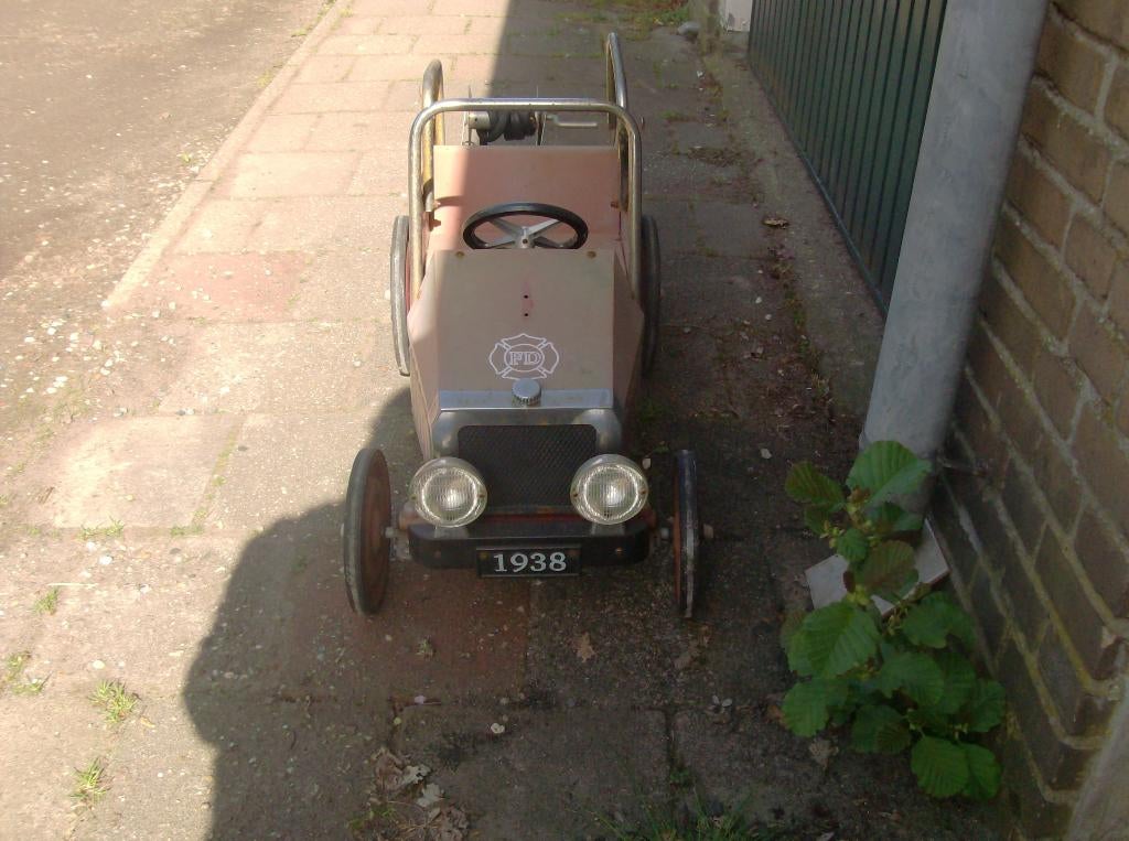 trapauto brandweer wagen, Kinderen en Baby's, Ophalen, Gebruikt, Trapvoertuig