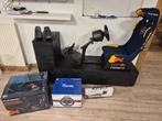 Complete RedBull Racestoel + Stuur, pendalen, Logitec boxen, Ophalen, Zo goed als nieuw, Playseat of Racestoel, PlayStation 4