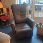 Prominent Leren sta op stoel- Comfortabel en Stijlvol, Huis en Inrichting, Stoelen, Ophalen, Gebruikt, Bruin, Modern comfort