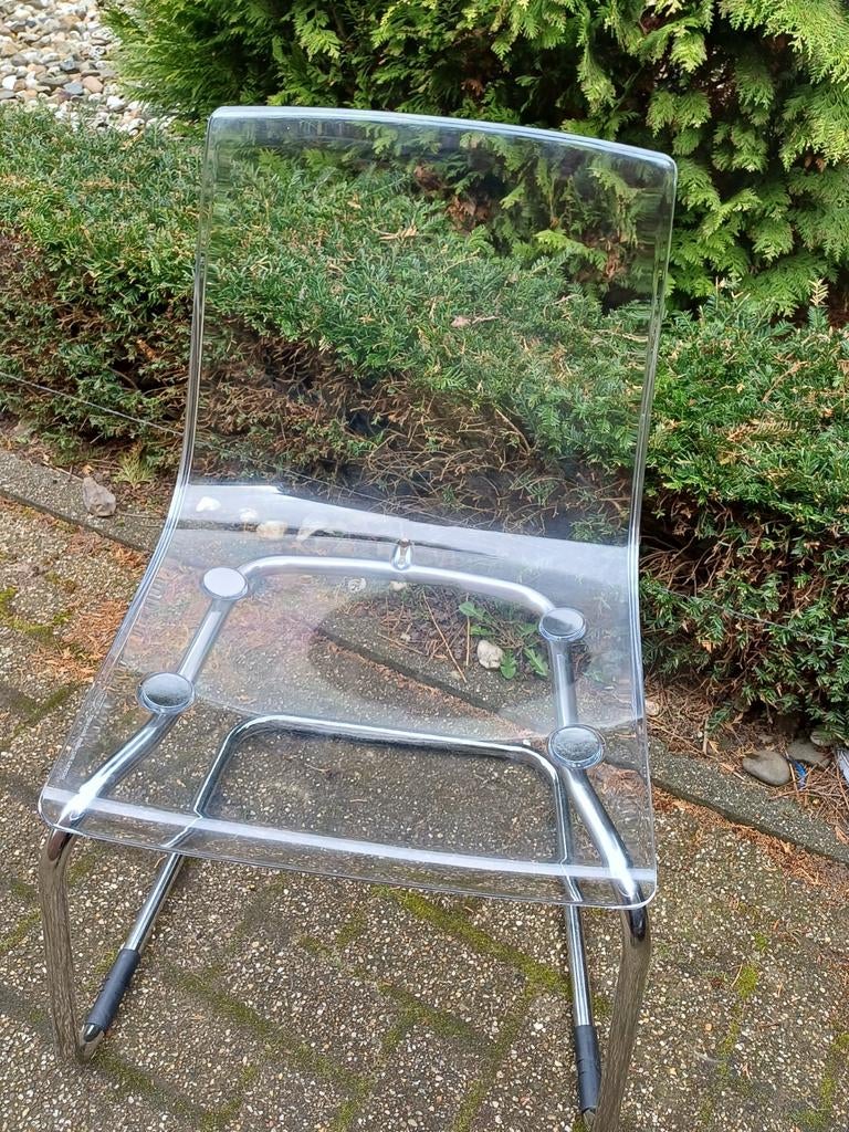 1 Ikea Tobias stoel., Huis en Inrichting, Stoelen, Ophalen, Gebruikt, Wit, Eén