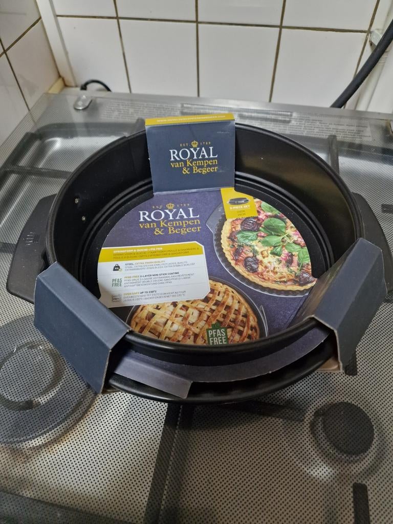 Royal van Kempen & Begeer Springvorm/Quichevorm, Overige typen, Nieuw, Ophalen of Verzenden, Zwart