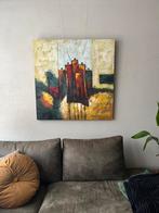 Abstract schilderij met warme kleuren – modern en sfeervol, Ophalen