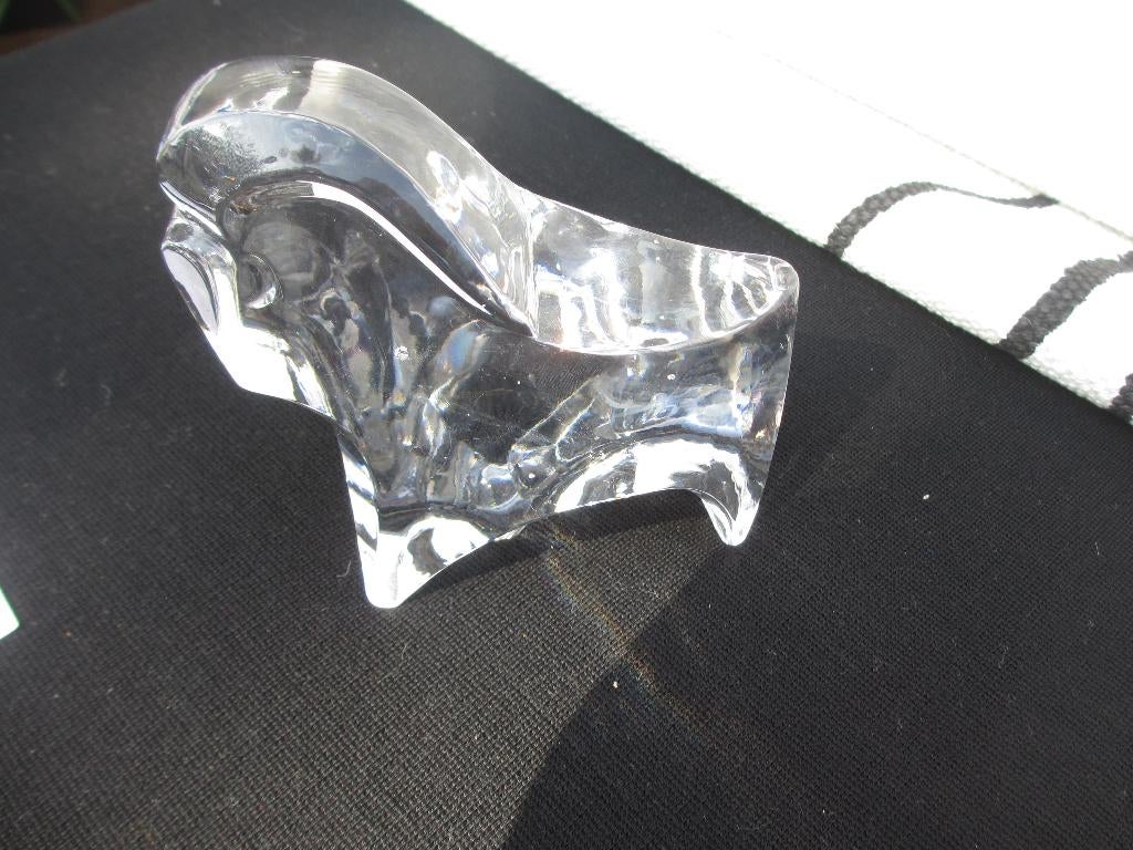 Kosta Boda glazen paperweight bok, Ophalen of Verzenden