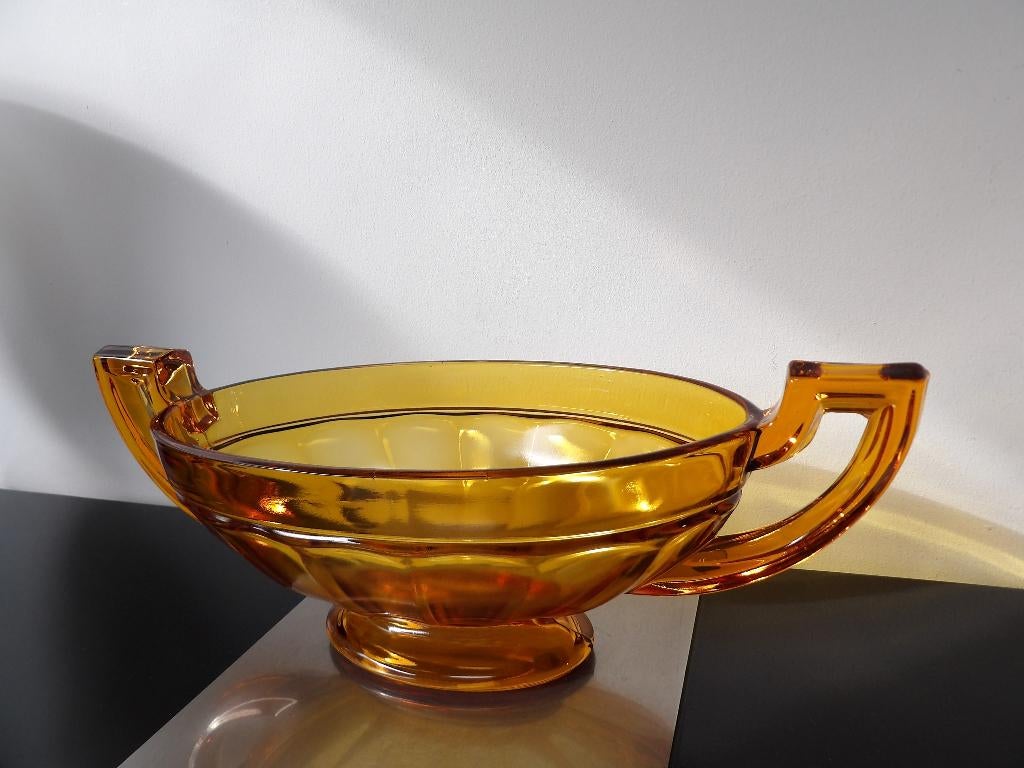 Art Deco Coupe Val st Lambert, Noemie/Ovaal