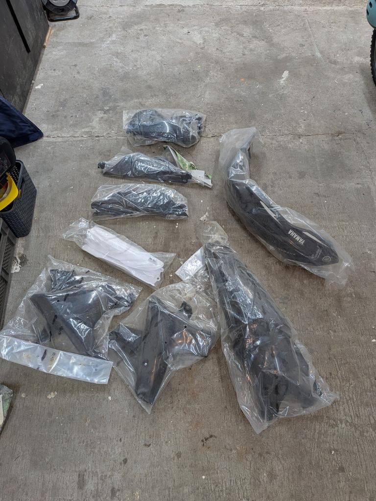 UFO Plastic Kit Zwart Yamaha YZ 450F, Motoren, Onderdelen | Overige, Ophalen of Verzenden