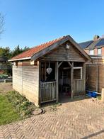 Ruim tuinhuis met afsluitbare berging en zolder, Tuinhuis, 250 tot 500 cm, Ophalen of Verzenden, Zonder ramen