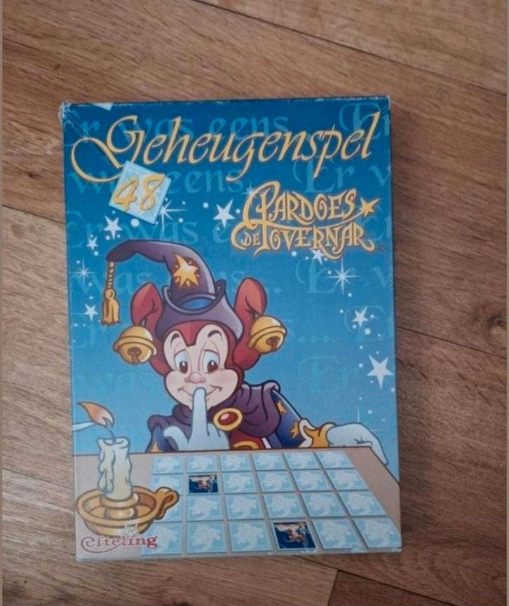 Efteling Geheugenspel Pardoes de Tovernar, Hobby en Vrije tijd, Gezelschapsspellen | Overige, Zo goed als nieuw, Een of twee spelers