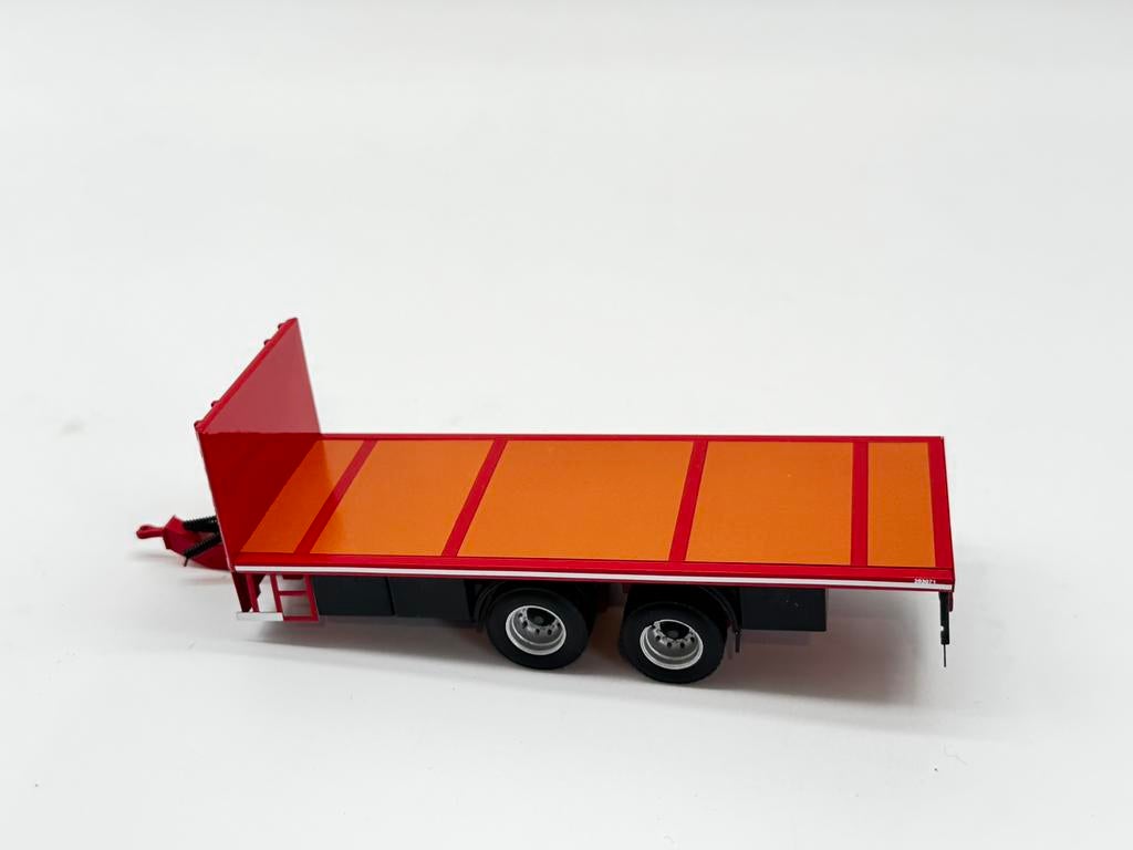 WSI VLAKKE AANHANGER MAMMOET BROSHUIS, Hobby en Vrije tijd, Modelauto's | 1:50, ., Nieuw, Ophalen of Verzenden, .