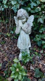Prachtig stenen engelenbeeld voor in de tuin, Ophalen, Gebruikt, Beton, Engelenbeeld