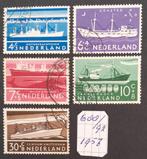Zomerzegels  Schepen  1957, Ophalen of Verzenden, Na 1940, Gestempeld