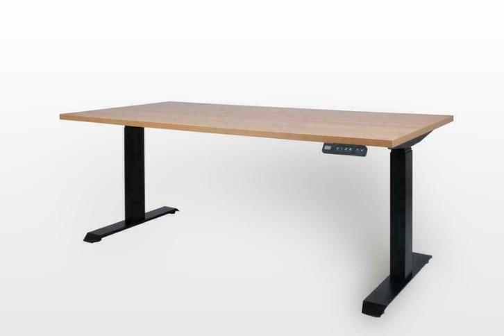 RM2 zit/sta Elektrische bureaus 180x80cm zwart memory NIEUW!, Huis en Inrichting, Bureaus, Nieuw, Elektrisch, In hoogte verstelbaar
