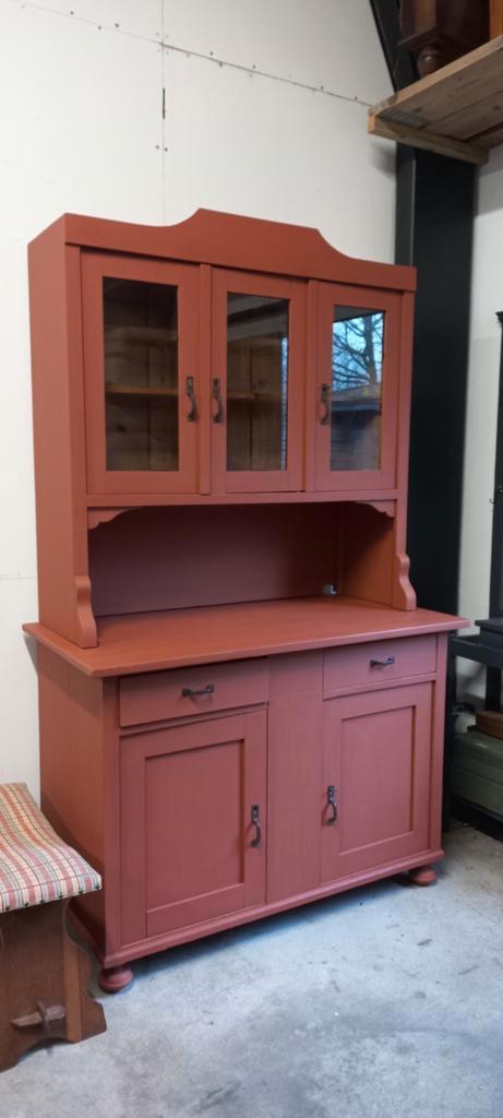 Bijzondere gerestylde buffetkast, Huis en Inrichting, Kasten | Buffetkasten, Zo goed als nieuw, 200 cm of meer, 50 tot 75 cm, Ophalen