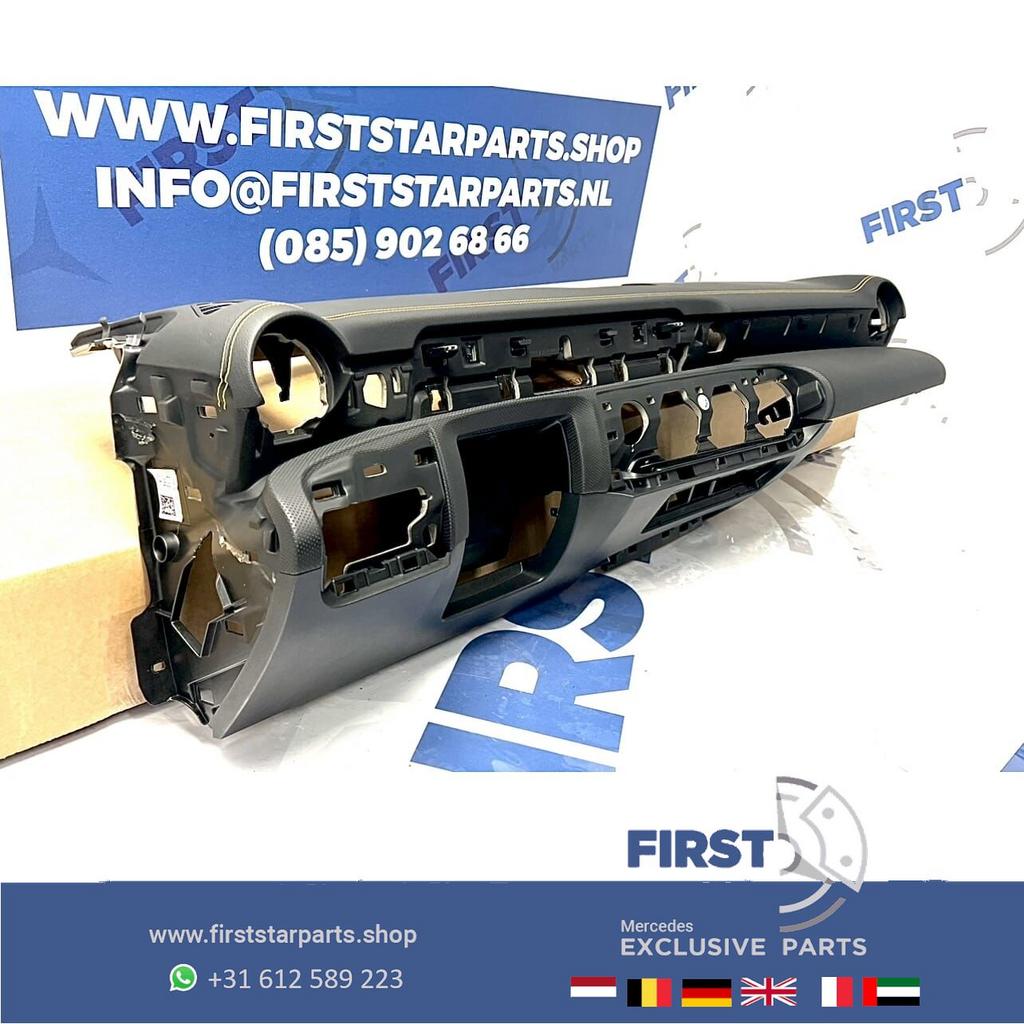 W177 V177 A45 AMG DASHBOARD GEEL origineel Mercedes A KLASSE, Auto-onderdelen, Dashboard en Schakelaars, Gebruikt, -, Ophalen of Verzenden