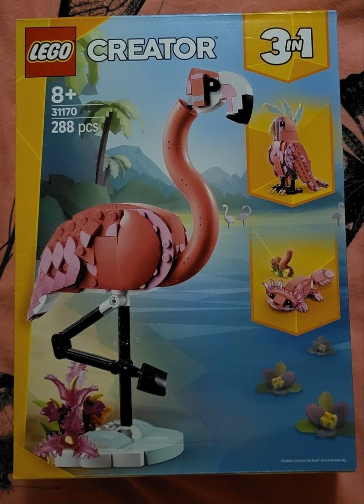 Lego flamingo, Ophalen of Verzenden, Zo goed als nieuw