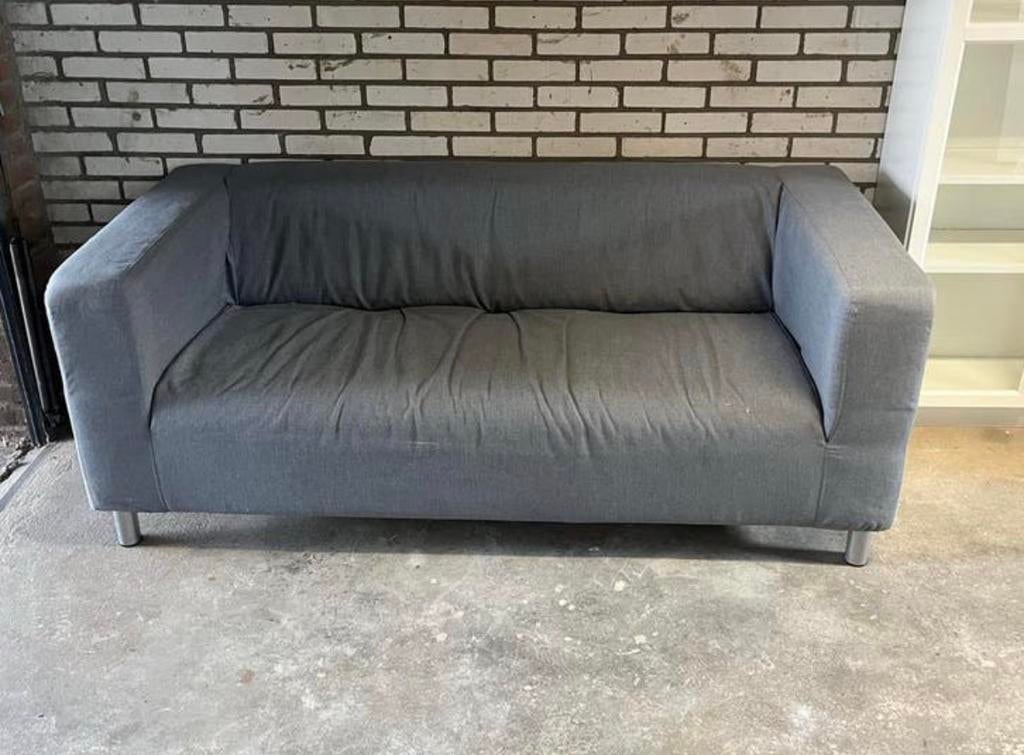 IKEA Klippan bank – grijs ️, Ophalen, 150 tot 200 cm, Tweepersoons, 75 tot 100 cm