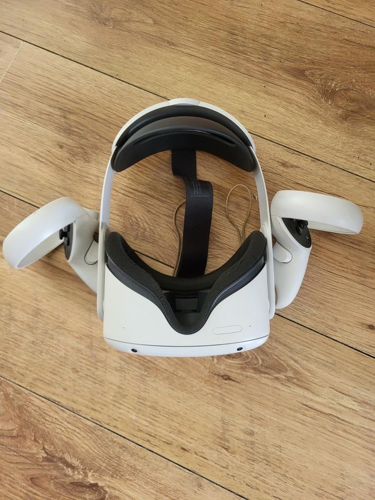 Oculus Quest 2 VR bril met Elite Strap - Prima staat, Spelcomputers en Games, Virtual Reality, Ophalen of Verzenden, Gebruikt
