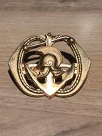 Baretembleem pontonniers (Genie), Verzamelen, Ophalen of Verzenden, Landmacht, Nederland, Embleem of Badge