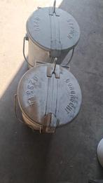 2x Prullenbak Dordrecht & Strijen, Ophalen, 50 tot 75 cm, Time Out, Metaal