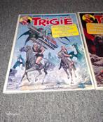 Trigië  .. 2 oude Hardcovers, Meerdere stripboeken, Ophalen of Verzenden, Zo goed als nieuw