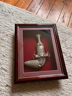 Ingelijste decoratieve dolk - Oosterse stijl, Ophalen of Verzenden